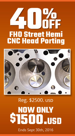 Street HEMI CNC Head Porting Monthly Special